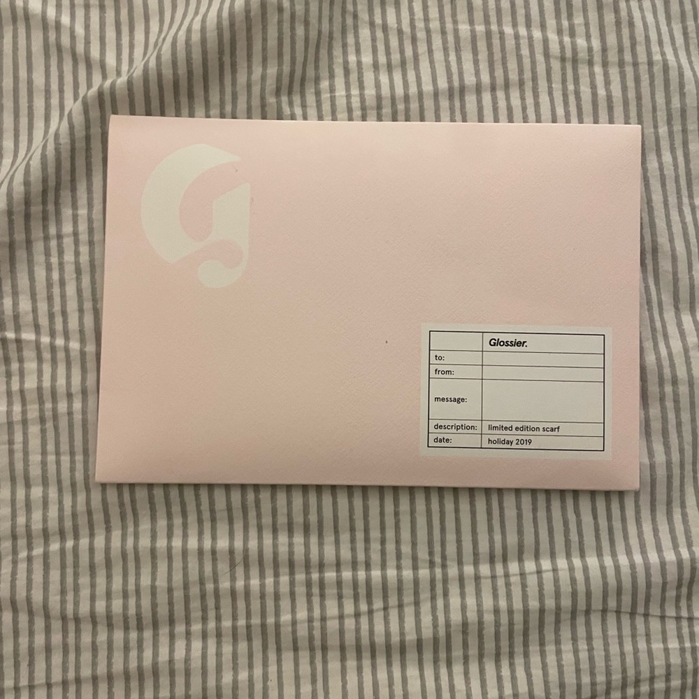 glossier scarf